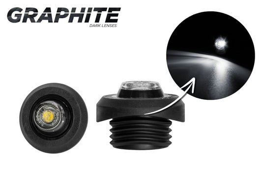 HORPOL Graphite  – LED Svjetlo za CIJEV ili RAVNA UGRADNJA  – 12/24V * 3 BOJE* DARK VERZIJA