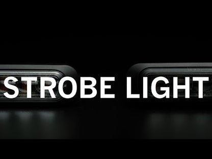 DARK KNIGHT DIRECTIONAL WARNING LIGHT AMBER 6 LED - AMBER 4 LED - DARK TINTED GLASS