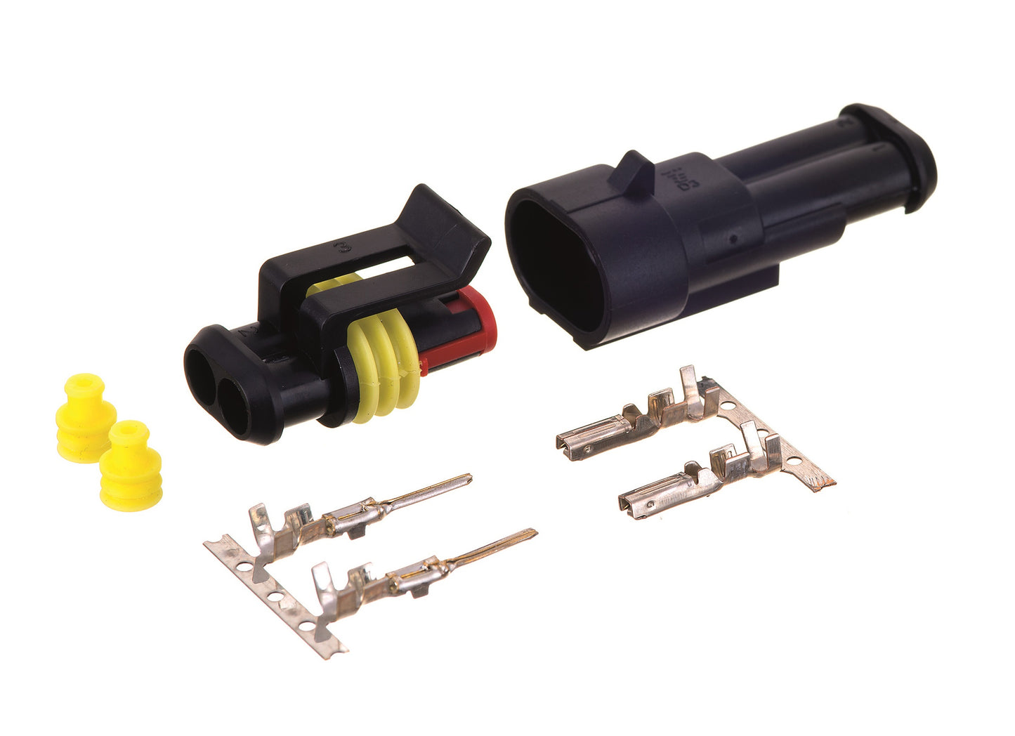 Superseal 1.5 Set Konektora – Vodonepropusni (2-pinski) + Gumena zaštita