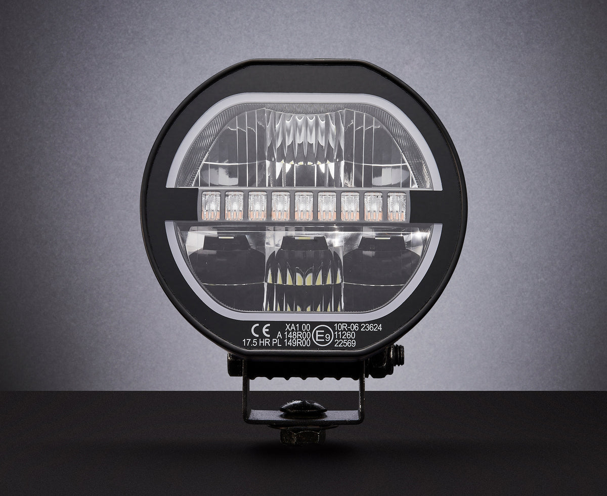 PRO 5" LED Far – Dugo svjetlo + Dvostruka pozicija + Bljeskalica