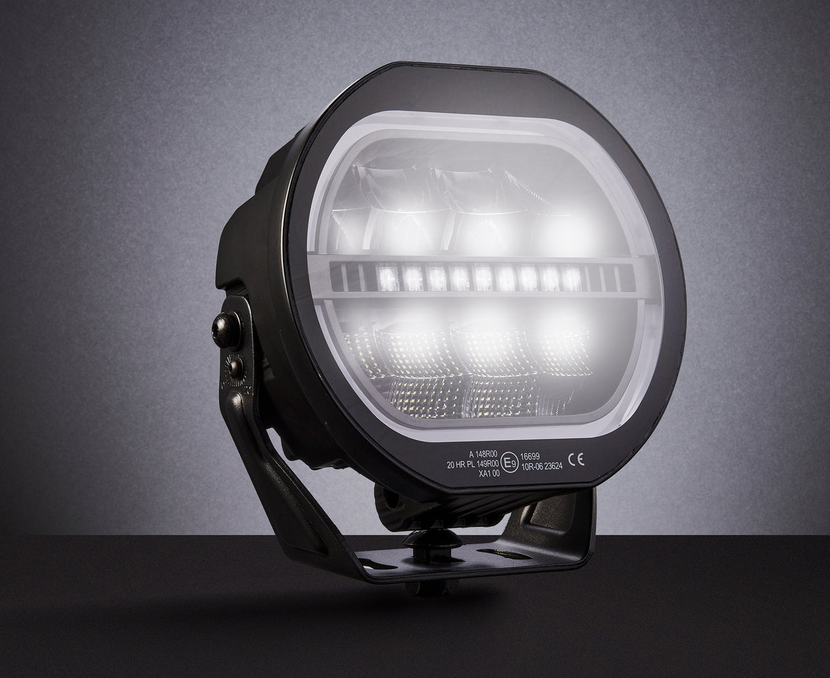PRO 7" LED Far (120W, 6800lm) – 3u1: Dugo svjetlo + Dvostruka pozicija + Bljeskalica!