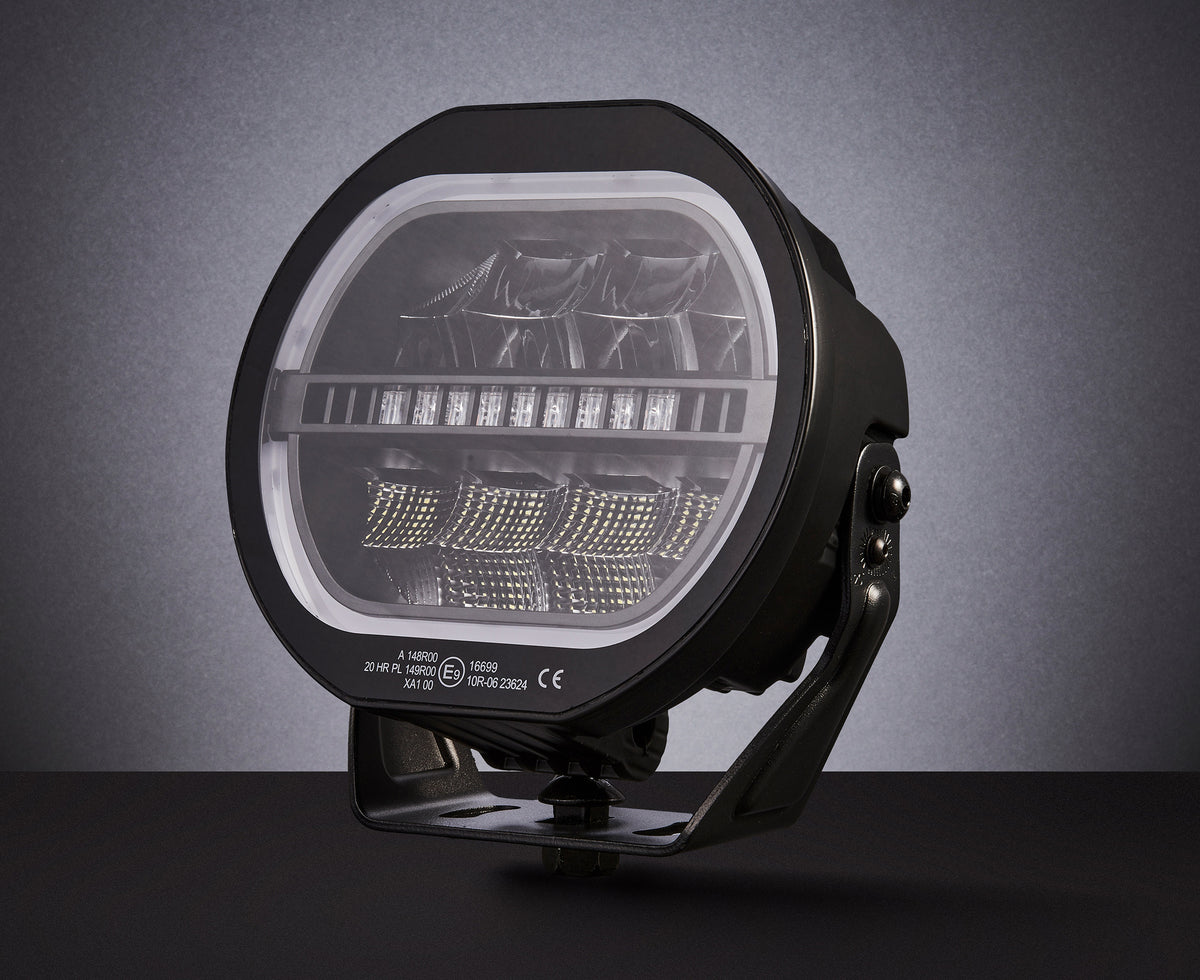 PRO 7" LED Far (120W, 6800lm) – 3u1: Dugo svjetlo + Dvostruka pozicija + Bljeskalica!