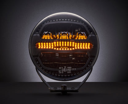 9" LED Far – Dugo svjetlo + DINAMIČKA Dvostruka Pozicija + Bljeskalica