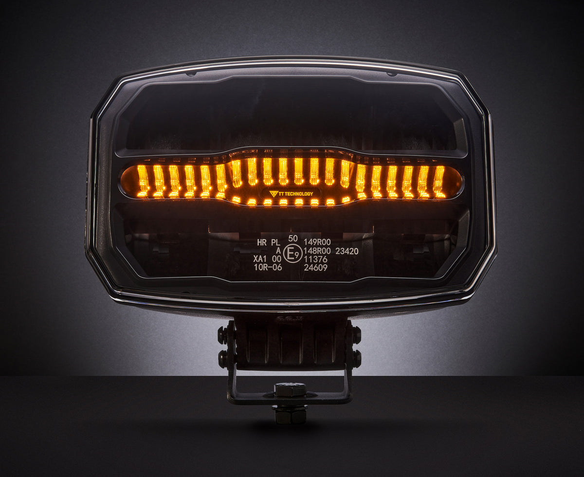OVALNI PRO LED Far – Dugo svjetlo + DINAMIČKA Dvostruka Pozicija + Bljeskalica