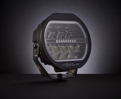 PRO 9" LED Far (160W, 12200lm) – 3u1: Dugo svjetlo + Dvostruka pozicija + Bljeskalica!