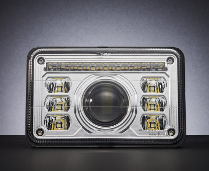 Premium LED Far 69W – Pravokutni – Kratko/Dugo/Dnevno svjetlo (John Deere, MF)