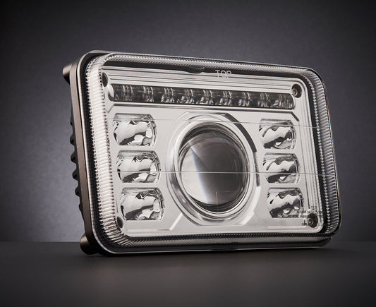 Premium LED Far 69W – Pravokutni – Kratko/Dugo/Dnevno svjetlo (John Deere, MF)