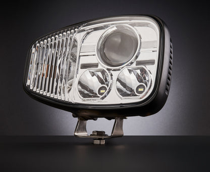 Prednji LED Far 108W s Integriranim Žmigavcem  – Za JCB, CAT, Volvo, Terex